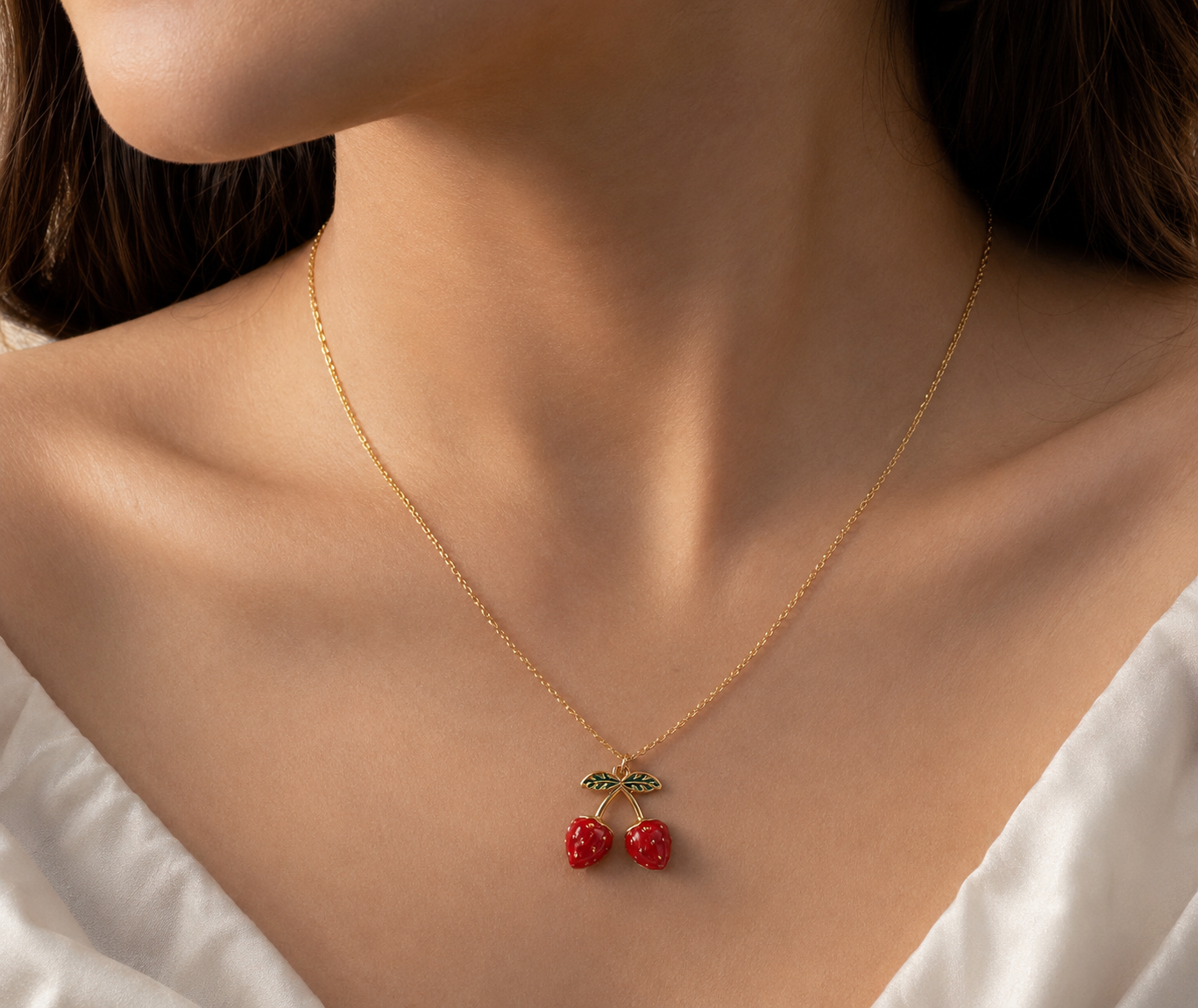 Tiny joy necklace