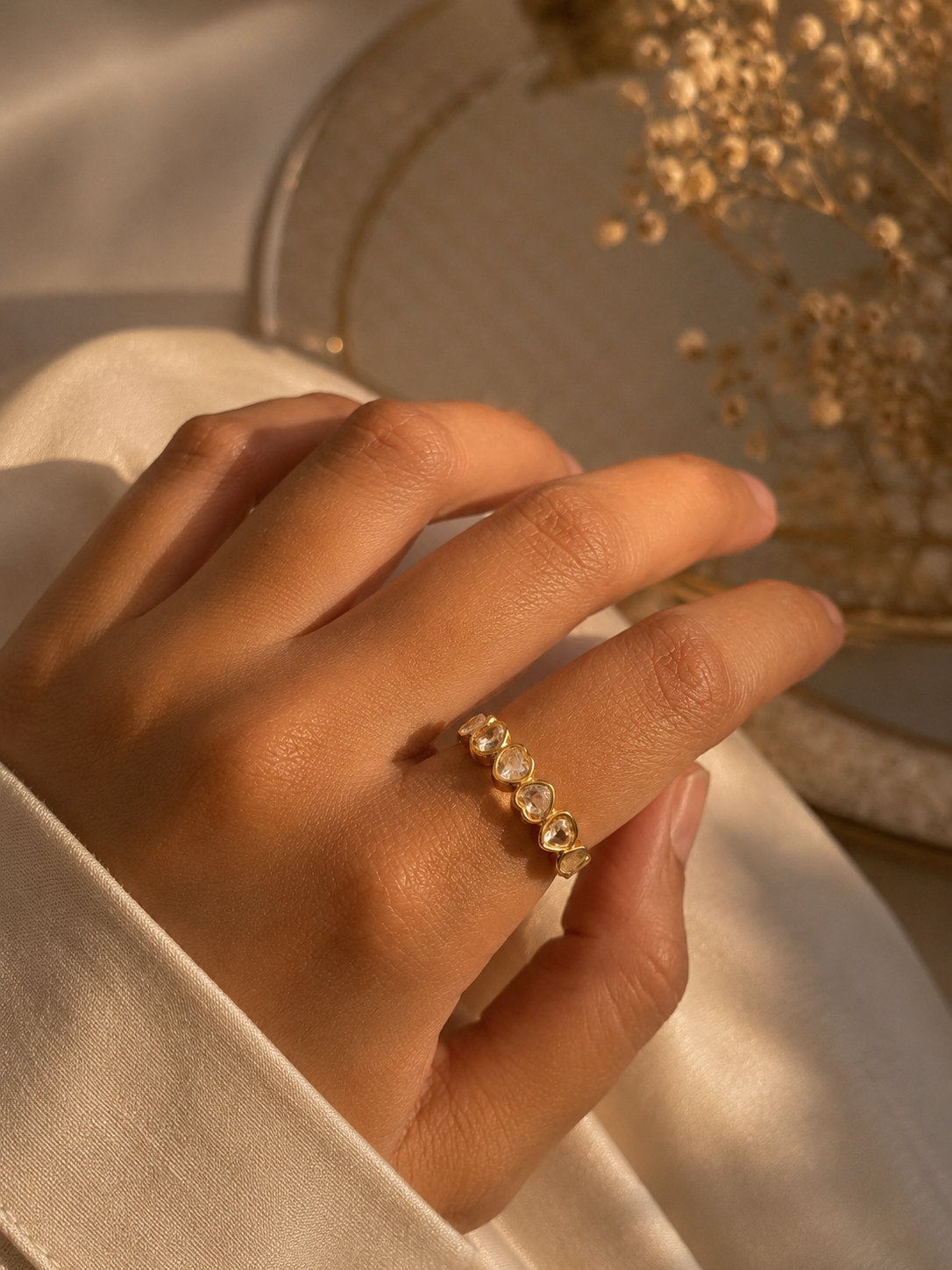 Moonstone ring