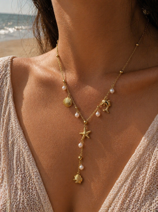 Sea story necklace