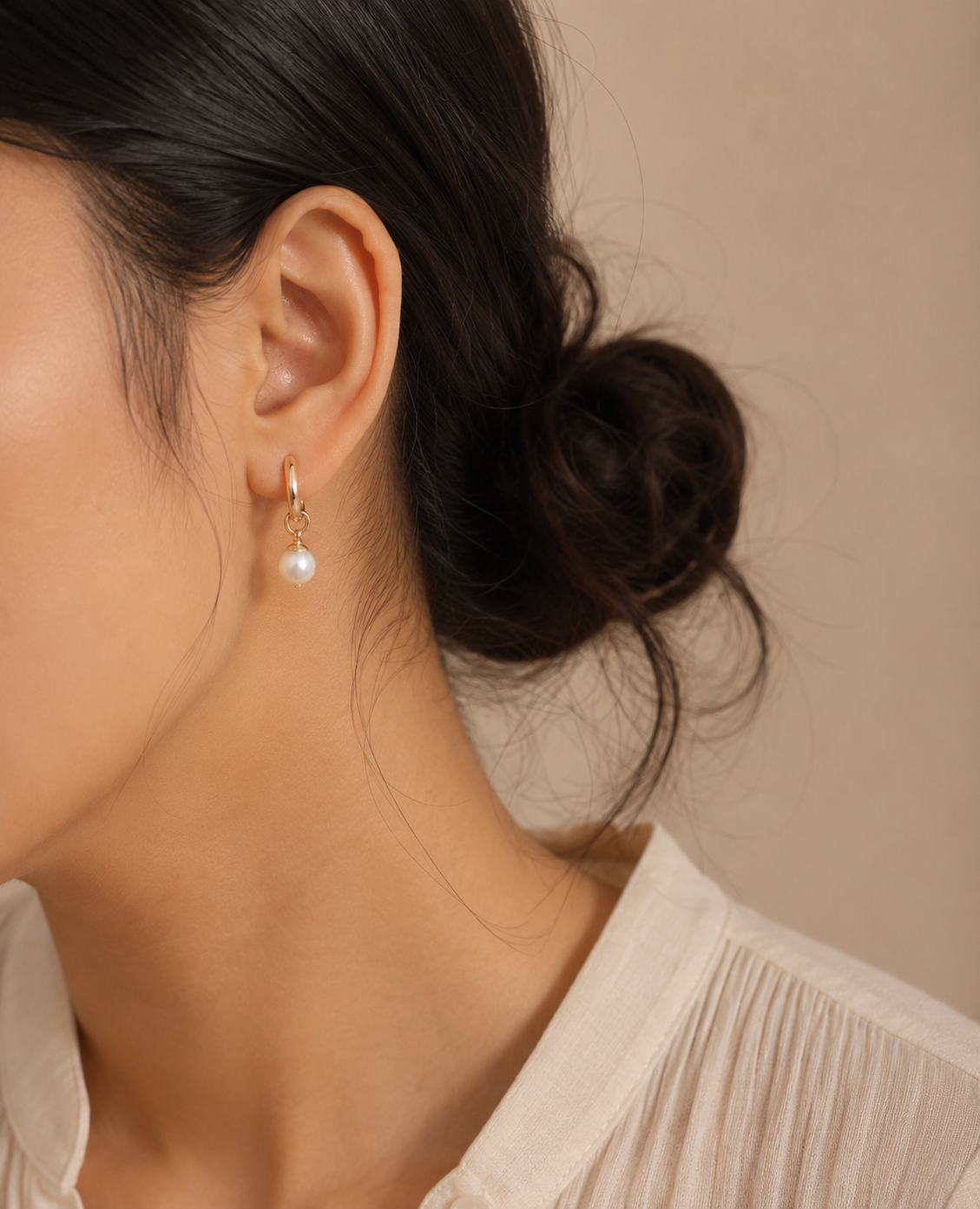 Pearl hoops