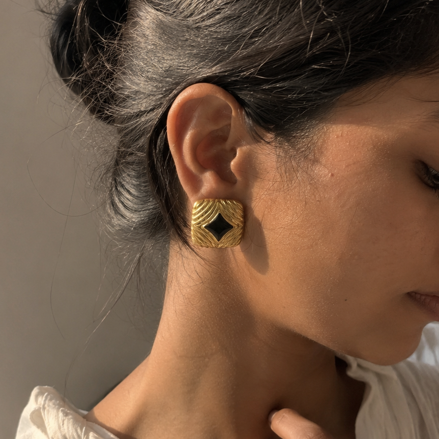 Evening glow studs
