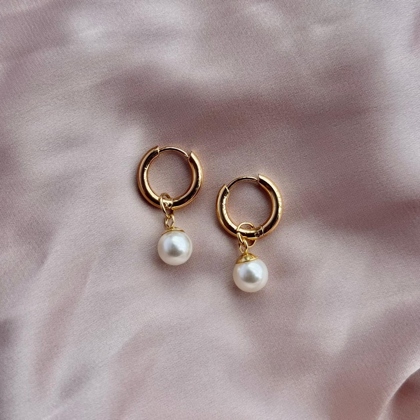 Pearl hoops